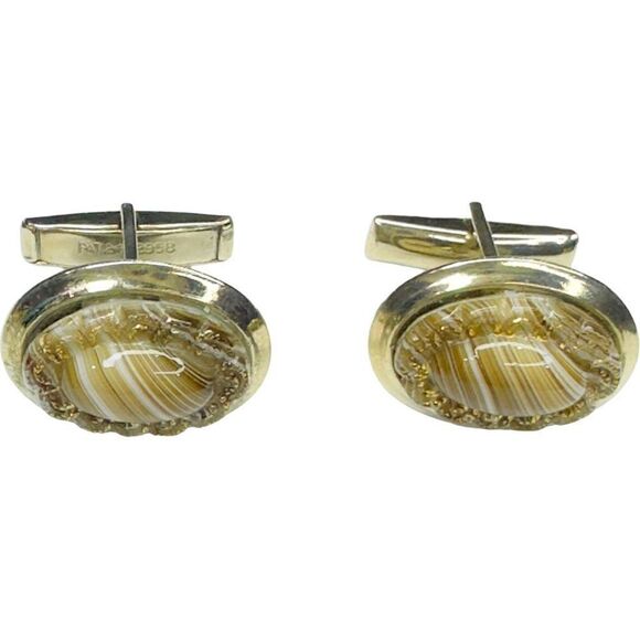 VINTAGE Lucite Cuff Links Vintage Lucite Cufflinks EUC - Picture 4 of 7